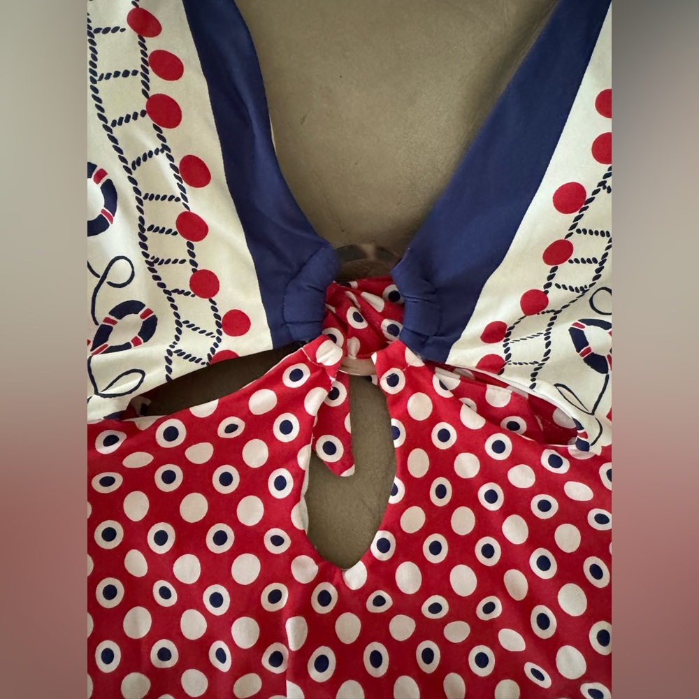 Anthropologie Celandine Everly Cutout One-Piece Swimsuit. Size L. MSRP $128 - Picture 6 of 12